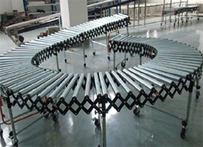 無動(dòng)力伸縮輸送機(jī)滾筒線